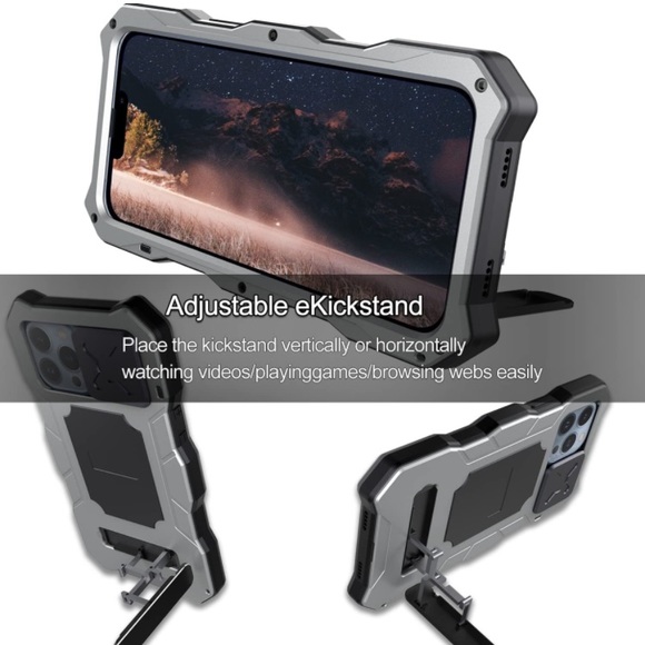 WindFlying Compatible With iPhone 13 Pro Max Metal Case - Picture 10 of 11